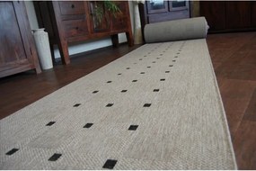 Behúň FLOORLUX SIZAL 20079 strieborno/čierny