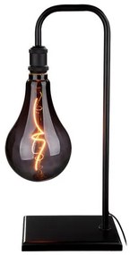 Minimalistická industry čierna lampa