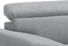 Trojsedák Speedway, svetlo šedá látka