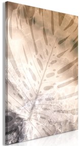 Artgeist Obraz - Amber Monstera (1 Part) Vertical Veľkosť: 80x120, Verzia: Premium Print