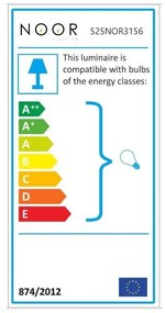 Čierne nástenné svietidlo Berceste – Opviq lights