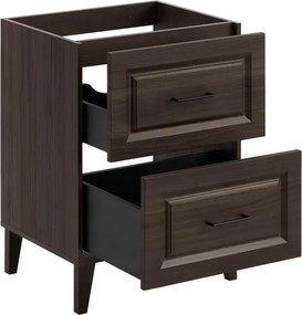 Koupelnová sestava Dorothy Smile s deskou, umyvadlem a skříňkou 60 cm dub ristretto