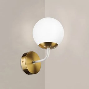 Brilagi - Nástenná lampa MALIVA 1xE14/15W/230V zlatá/biela