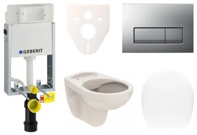 Cenovo zvýhodnený závesný WC set Geberit na zamurovanie + WC S-Line SIKOGE1U8