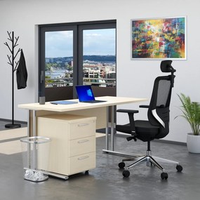 Zostava kancelárskeho nábytku Visio 1, 160 cm, javor