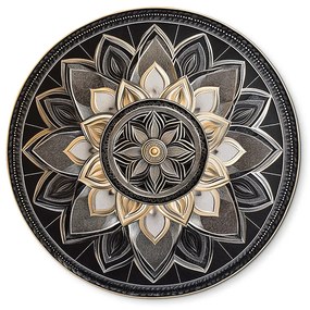 drevko |  Kvetinová mandala Nočný ornament  45 x 45 cm