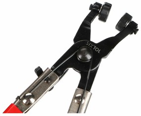 Sixtol Kliešte na jednoduché samosvorné hadicové spony, zahnuté MECHANIC HOSE CLAMP 6, 26,5 cm