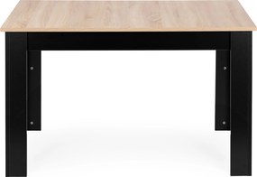 ModernHome Jedálenský stôl pre 4 osoby 120x80 cm - dub sonoma ModernHome