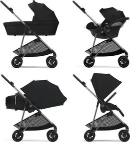 Cybex športový kočík Melio moon black