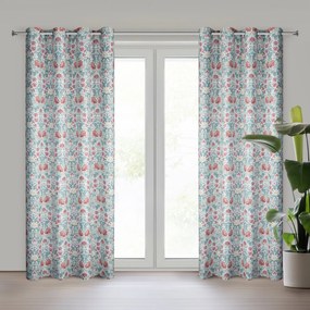 ZÁVES NA KRÚŽKOCH ASHLEY 135X250 CM VZOROVANÁ