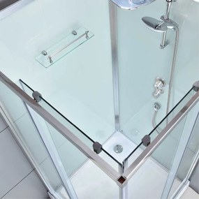 BPS-koupelny Sprchový box WSH308 90x90 biela mat