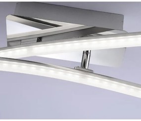Leuchten Direkt 11270-55 - LED Prisadený luster SIMON 2xLED/5W/230V matný chróm