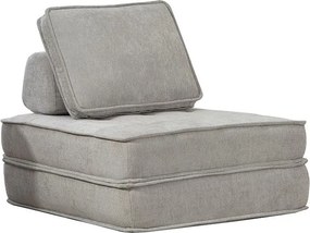 Rozkladacia multifunkčná sofa CALMERO - svetlo sivá
