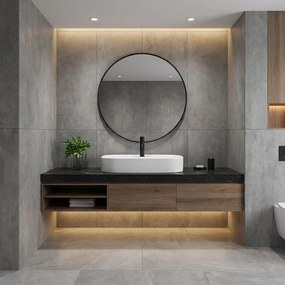 Rea Verona, umývadlo na dosku 650x440x120mm, biela lesklá, REA-U3325