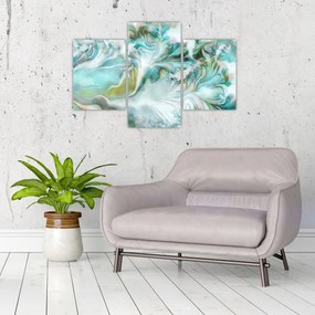 Obraz - Maľba abstraktných vzorov (90x60 cm)