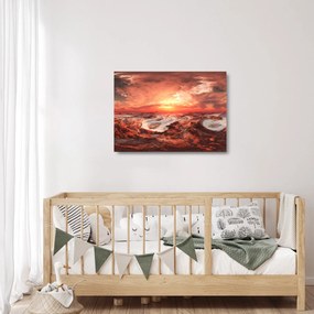 Sklenený obraz - Mars (70x50 cm)