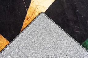 Protišmykový koberec NOVO mramor / zelený