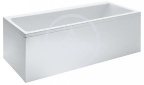 LAUFEN Pro Vaňa, 1700 mm x 750 mm, biela – s rámom, senzorové ovládanie, vodná masáž H2319510006351