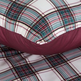 VIANOČNÉ OBLIEČKY Z MIKROVLÁKNA AARON 160X200 CM, 2 KS 70X80 CM VZOROVANÉ
