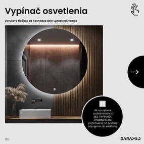 Okrúhle zrkadlo s LED svetlom E4