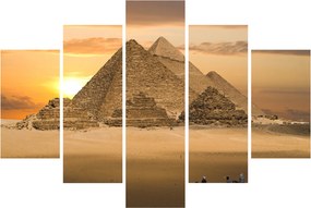 Obraz - Pyramídy (150x105 cm)