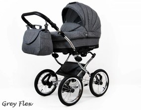 Kombinovaný kočík Raf-pol BABYLUX Margaret - Grey flex (3-kombinácia)