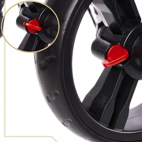 KIK Trojkolka TRIKE FIX LITE, 1-5 rokov, netlakové kolesá, otočné sedadlo, námornícka modrá