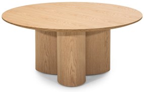 Kulatý konferenční stolek Torino 100 cm dub přírodní