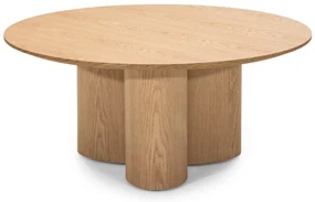 Kulatý konferenční stolek Torino 100 cm dub přírodní