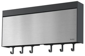 Nástenný držiak na kuchynské utierky a fólie Metaltex Tango Inox