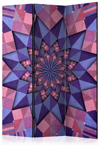 Artgeist Paraván - Star Mandala (Pink-Violet) [Room Dividers]