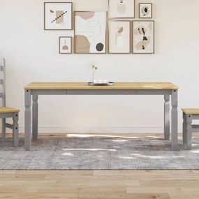 Jedálenský stôl Corona sivý 180x90x75 cm borovicový masív 4005721