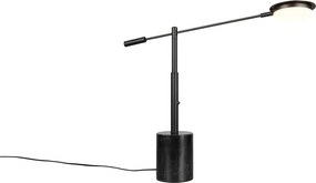 Čierna LED stolová lampa (výška 65 cm) Fiore – Trio Select