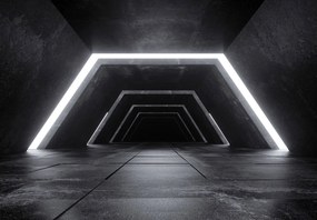 Fototapeta - 3D tunel (147x102 cm)