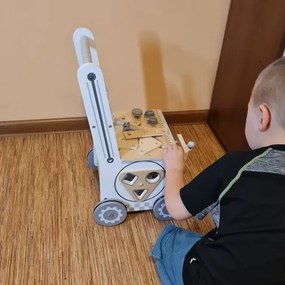 Drevená dielňa pre deti s náradím - vzdelávacia hračka 3v1