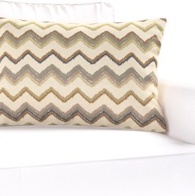 Karin - jednoduchá obliečka, 60x40cm farba produktu béžová látka zapletaná, vzorované