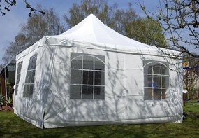 Garthen 411 Záhradný stan - biely, 4 x 4 m