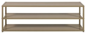 Taupe kovový TV stolík 120x40x35 cm Teun – WOOOD