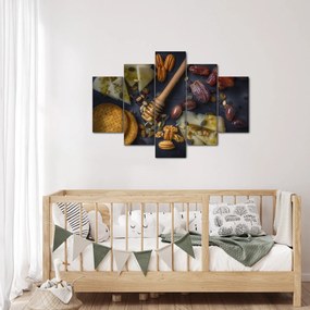 Obraz so sušeným ovocím (150x105 cm)