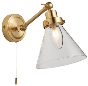 Endon 93854 - Kúpeľňové nástenné svietidlo FARADAY 1xG9/3W/230V IP44 zlatá