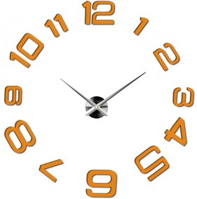 Moderné nalepovacie nástenné hodiny | 3D hodiny 12S053-Wanduhr HEU-