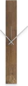 SENTOP | Elegantné drevené nástenné hodiny čierny I SENTOP MAS019-TERRA-SILVER-60x8 analógové