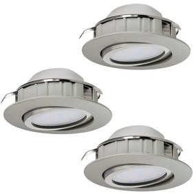 Eglo 95853 - SADA 3x LED podhľadové svietidlo PINEDA 1xLED/4,9W/230V