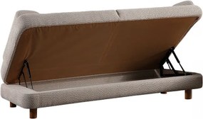 Rozkladacia pohovka Nicel (krémová) (s úl. priestorom). Akcia -19%. Vlastná spoľahlivá doprava až k Vám domov. 1144971