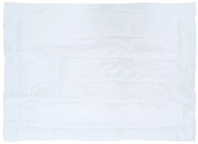 Letná prešívaná prikrývka 140x200 cm s vankúšom 70x90 cm ECONOMY PEACH, biela