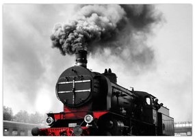 Historická lokomotíva - obraz