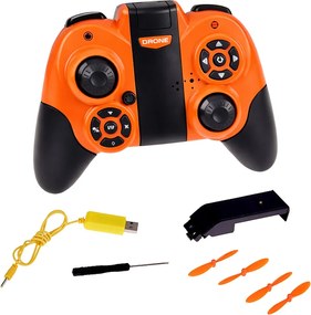 LEAN Toys Dron diaľkovo ovládaný RC lietajúci kvadrokoptéra Svetlá LED aplikácie