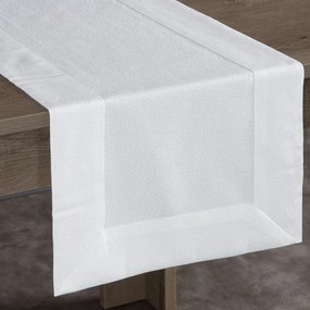 BEHÚŇ NA STÔL ANABEL 40X140 CM BIELY