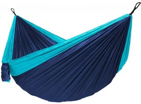 Hojdacia sieť Camping pre dvoch, modrá