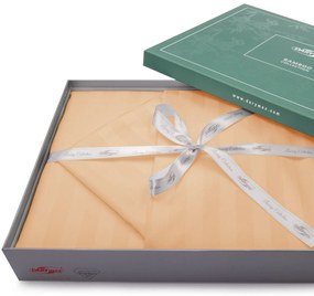 BAMBUSOVÉ OBLIEČKY STRIPE BEIGE 160X200 CM, 2KS 70X80 CM, 4 KS 40X40 CM BÉŽOVÉ